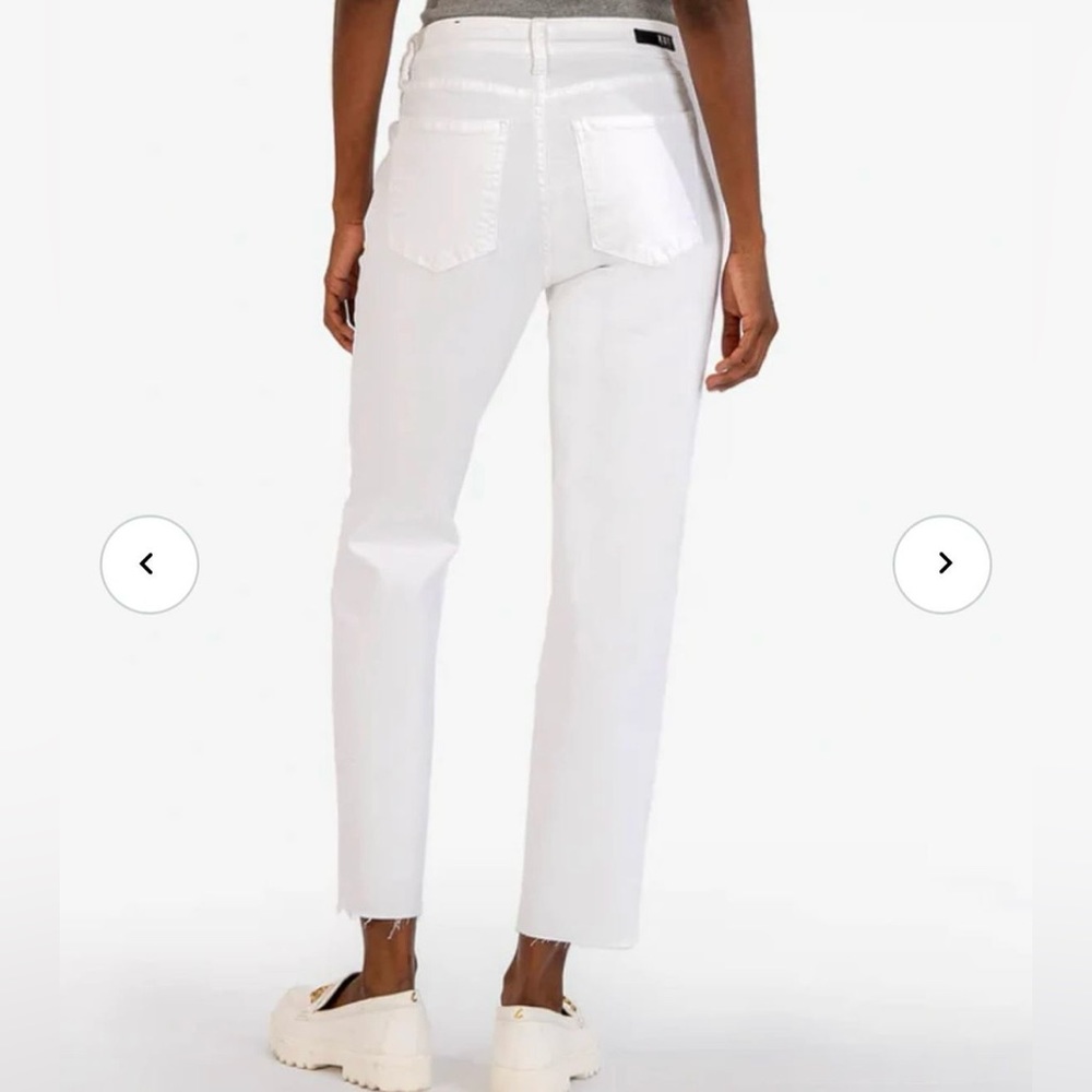 KUT Reese White Jeans